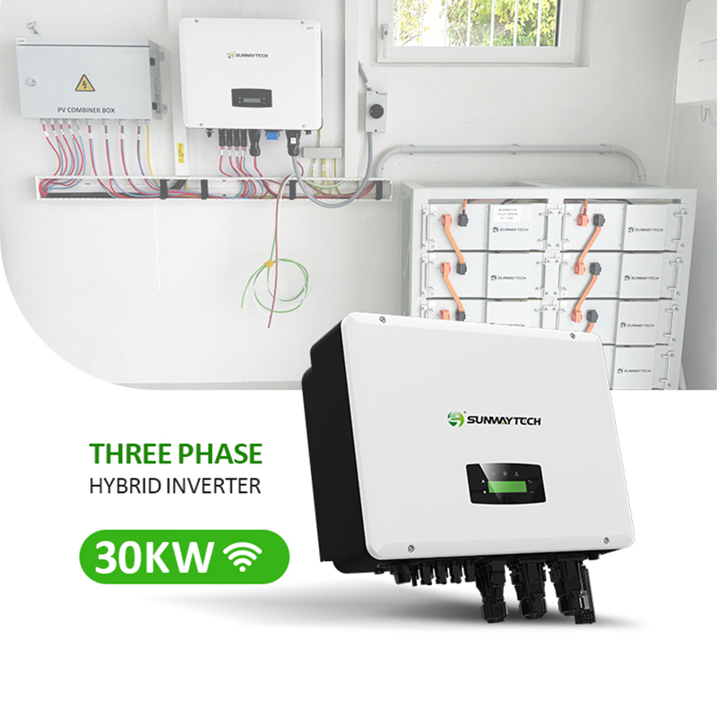 High Voltage 30kv 3 Phase Hybrid Solar Inverter with MPPT Charge Controller