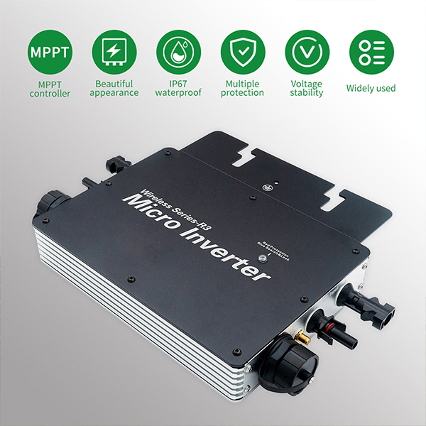 600W Solar Grid Tie Micro Inverter Solar Inverter 120V 230V Microinverter