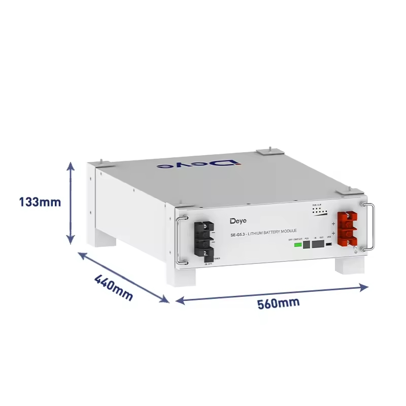 Deye Se-G5.1PRO-B 51.2V 100ah Low Voltage LiFePO4 Lithium Ion Batteries for Home Solar Storage Energy System