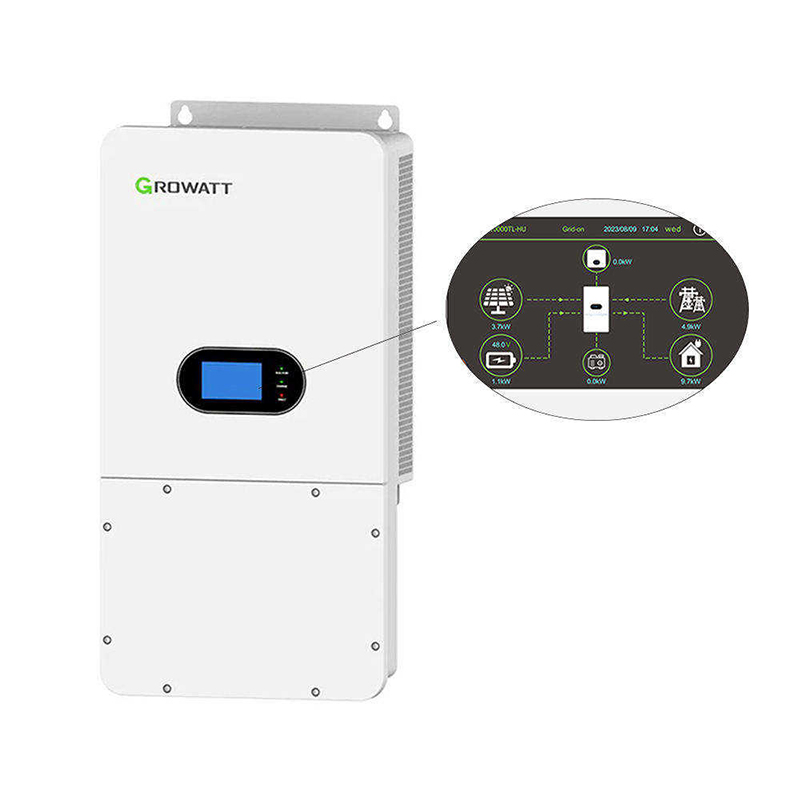Growatt 10kw Single Phase Spm 10000tl-Hu Low Voltage Energy Storage Hybrid Solar Inverter