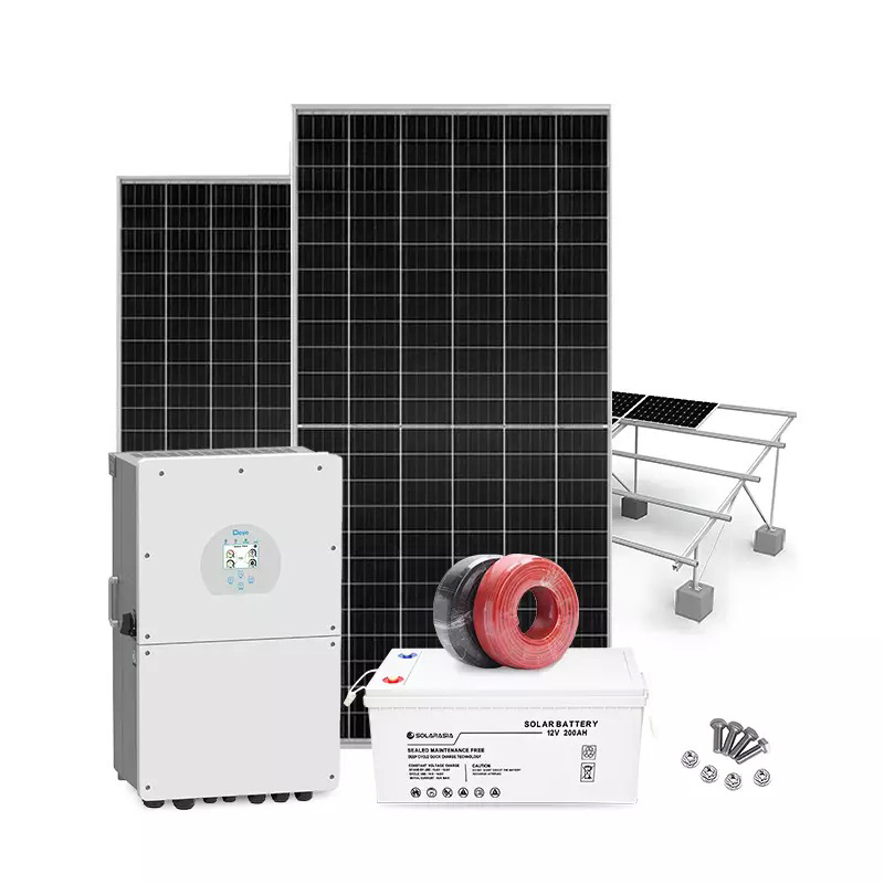 Solar System Complete PV Solar Power System 100kw 250kw 500kw 1MW Grid Connected Solar Panel Inverter for Commercial Use