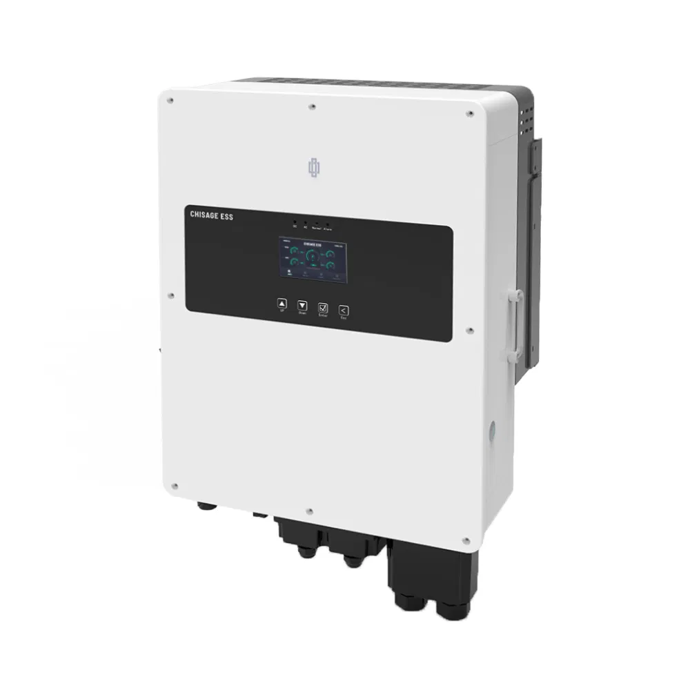 Smart Hybrid Solar Inverter Pure Sine Wave Output 6kVA Inverter with LCD Display and Touchable Buttons