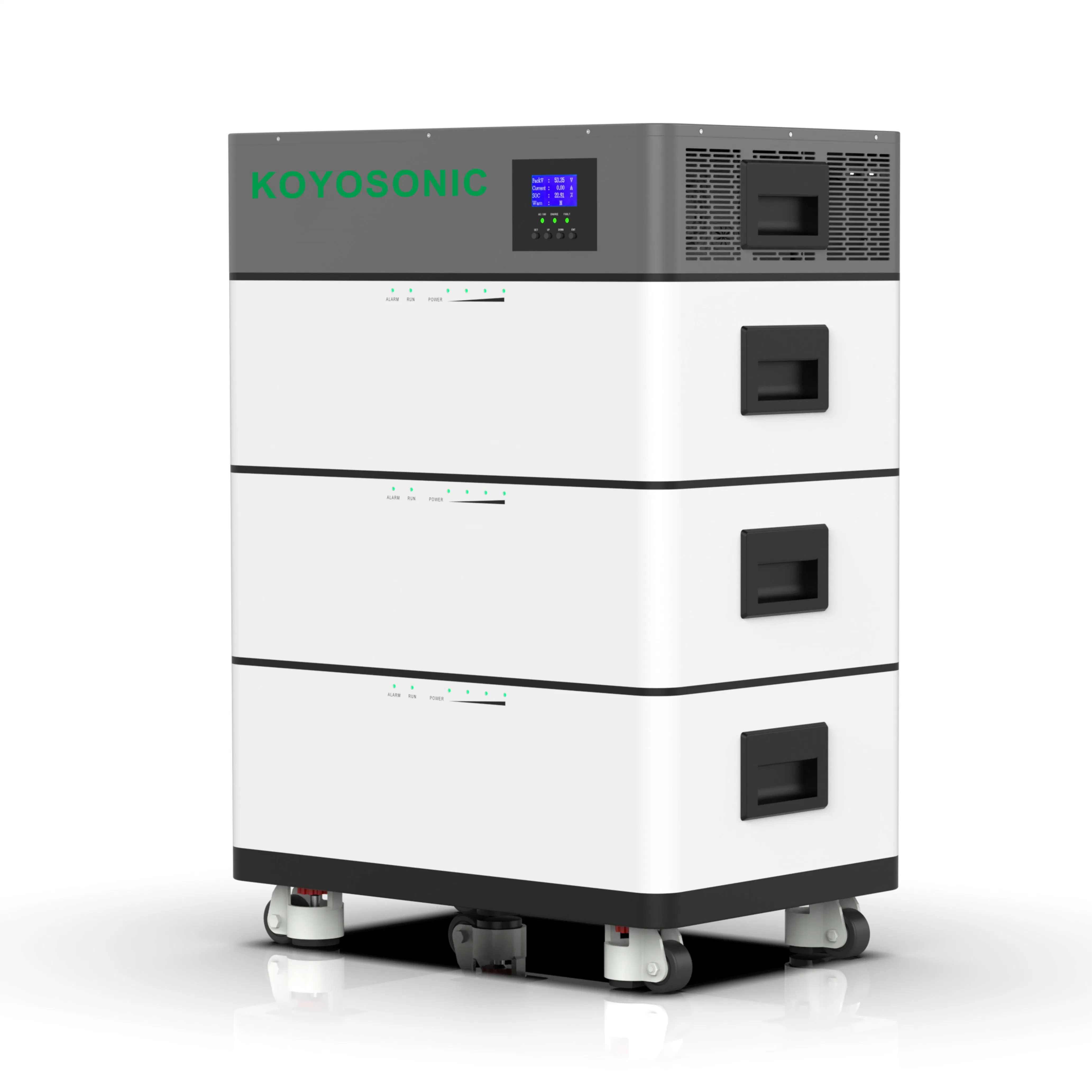 New Stacked 51.2V200ah Lithium Battery 10kwh Brick Low / High Voltage LiFePO4 Battery for Energy Storage System