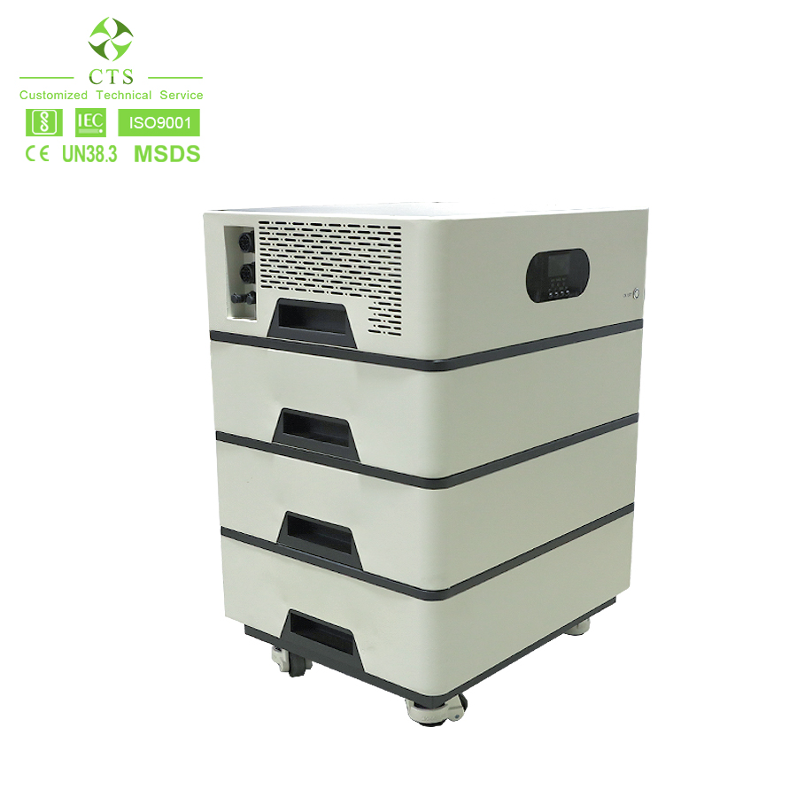 48V Low Voltage Stackable Lithium Battery 5kwh 10kwh 15kwh with Hybrid Inverter for Home Energy Storage System