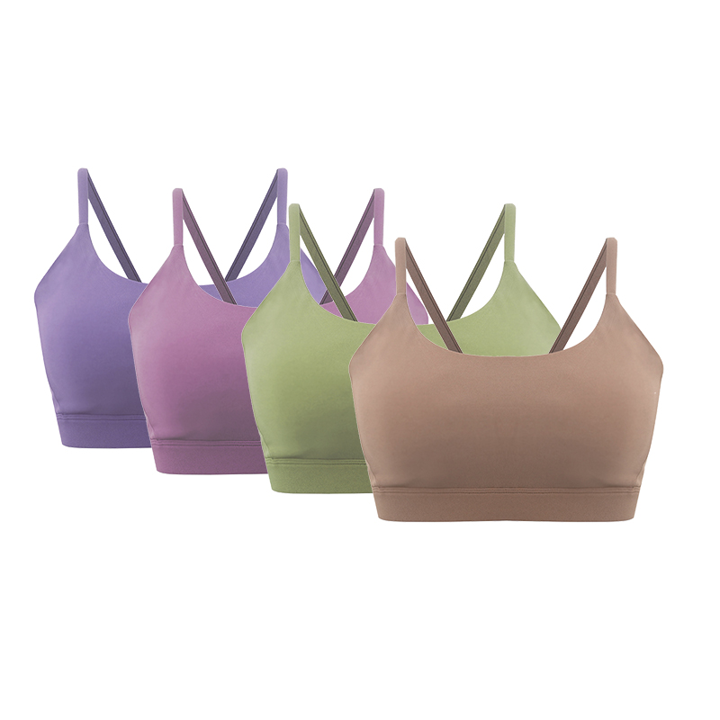 Women Quick Dry Skin Friendly Sports Bra Lady Solid Color Fashion Hot Sexy Backless Sports Bra for Fitness Yoga Exercise
