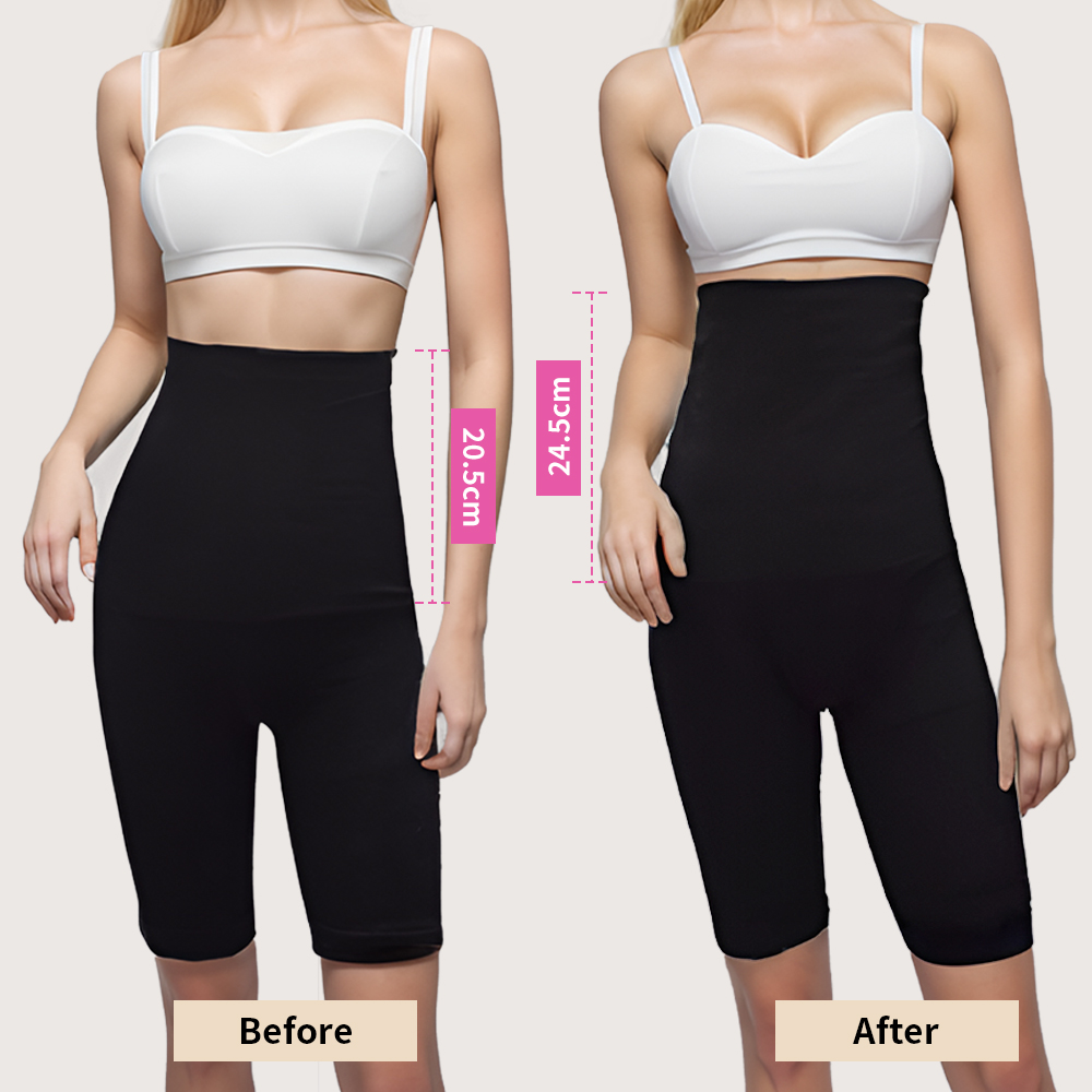 S-SHAPER High Waist Compression Women's Seamless Butt Lifter Shorts Tummy Control 3D Hip Enhancer Briefs Underwear for Ladies