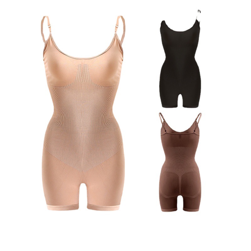 MT220162-1 Wholesale Custom Plus Size Women's Seamless Slimmer Shapewear Full Body Tummy Control One Piece Shaper