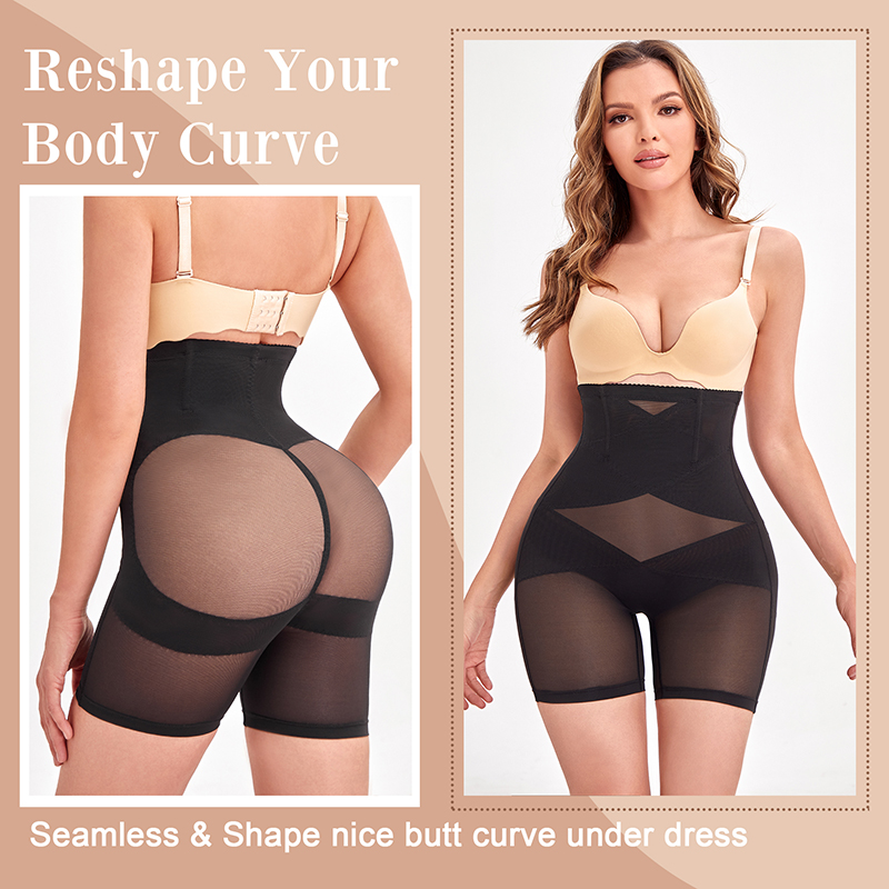 Women Butt Lifter Tummy Control Slimming Shapewear Front View