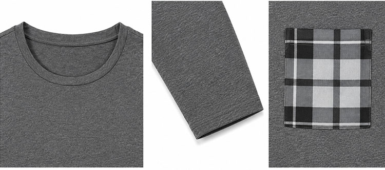 Men's Plus Size Sleepwear Sets Breathable Long Men's Pajamas