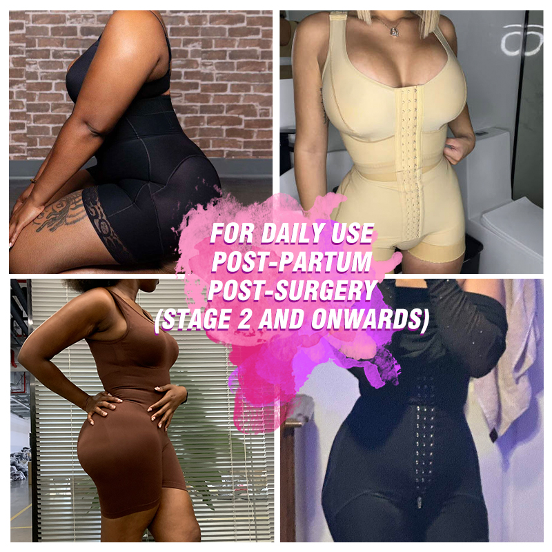 High Compression Shapewear Garments Stage 1 Post Surgery OP Operatoria Shorts Colombian Fajas Moldeadoras De Para