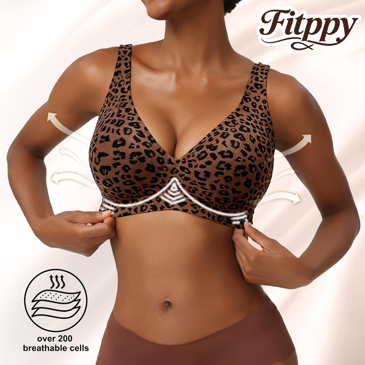 Jelly Wireless Bras For Women No Underwire Deep V Push Up Seamless Bras Comfortable Tshirt Bralettes Everyday Bras