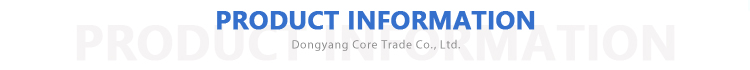 Product Spec Banner