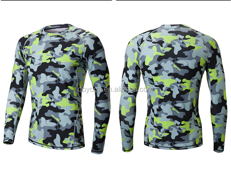 Newest Sportswear Compression Training Wear Custom Printed Bjj Rash Guard