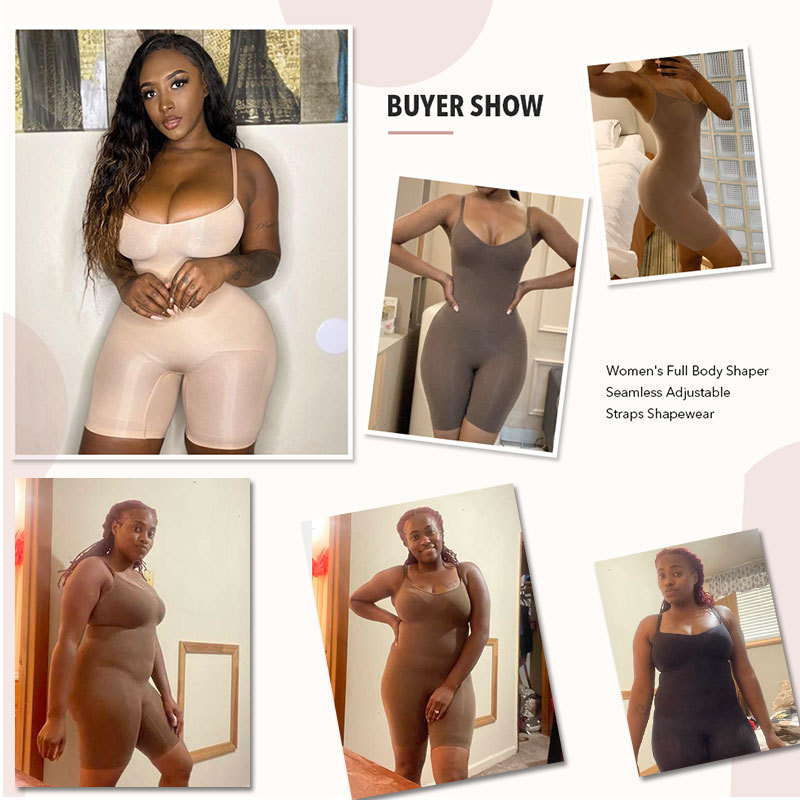 Custom Service Corset Jumpsuit Full Shapewear High Elastic Enhancer Butt Lifter Shaper Women Seamless Body Shaper for Women