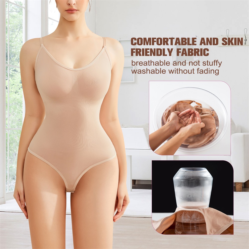 Custom Full Body Shaping Seamless Underwear Women Tummy Control Bodysuit Shaper Thong Panties Waist Trainer Shapewear for Women