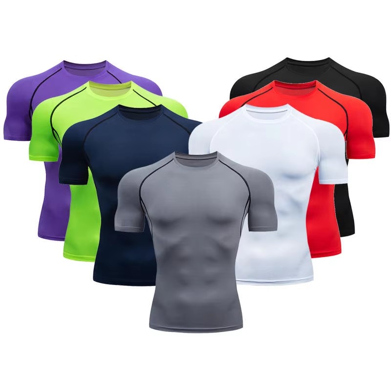 High Quality Men's Fitness Training Gym T Shirt