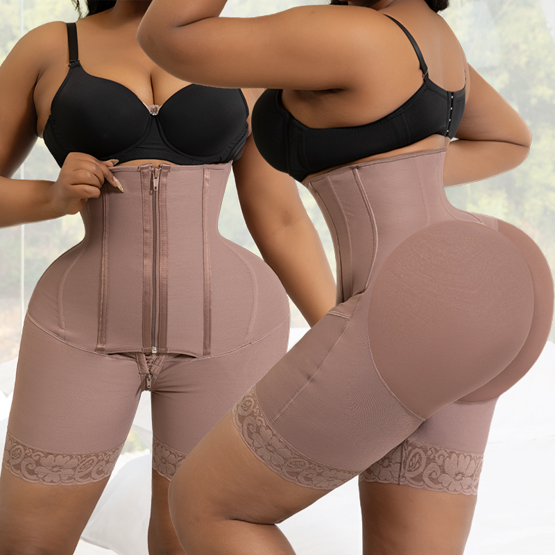 Post After Surgery Stage 2 Bbl Butt Lifter Hip Dip Shapewear Slimming Body Shaper Shorts Para Mujer Colombianas Faja