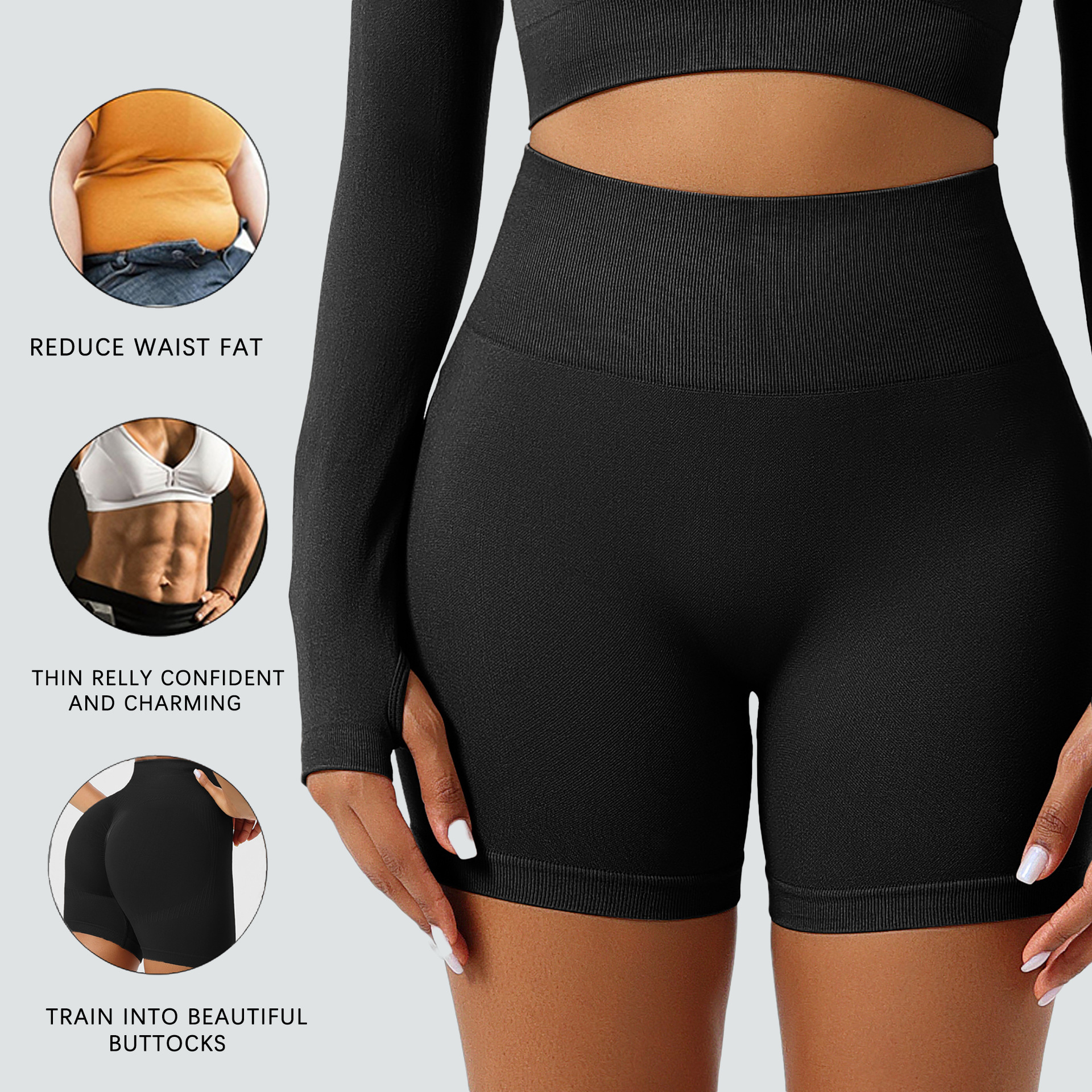 Seamless Slimming Tummy Control Shapewear Control Body Shaper High Waist Butt Lift Panties