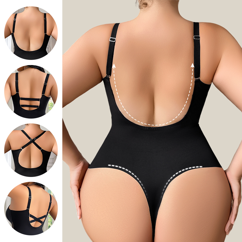 Wholesale Private Label Slimming Jersey Bodysuit Shapewear Women High Elastic Seamless Tummy Control Full Body Shaper Sports Dai