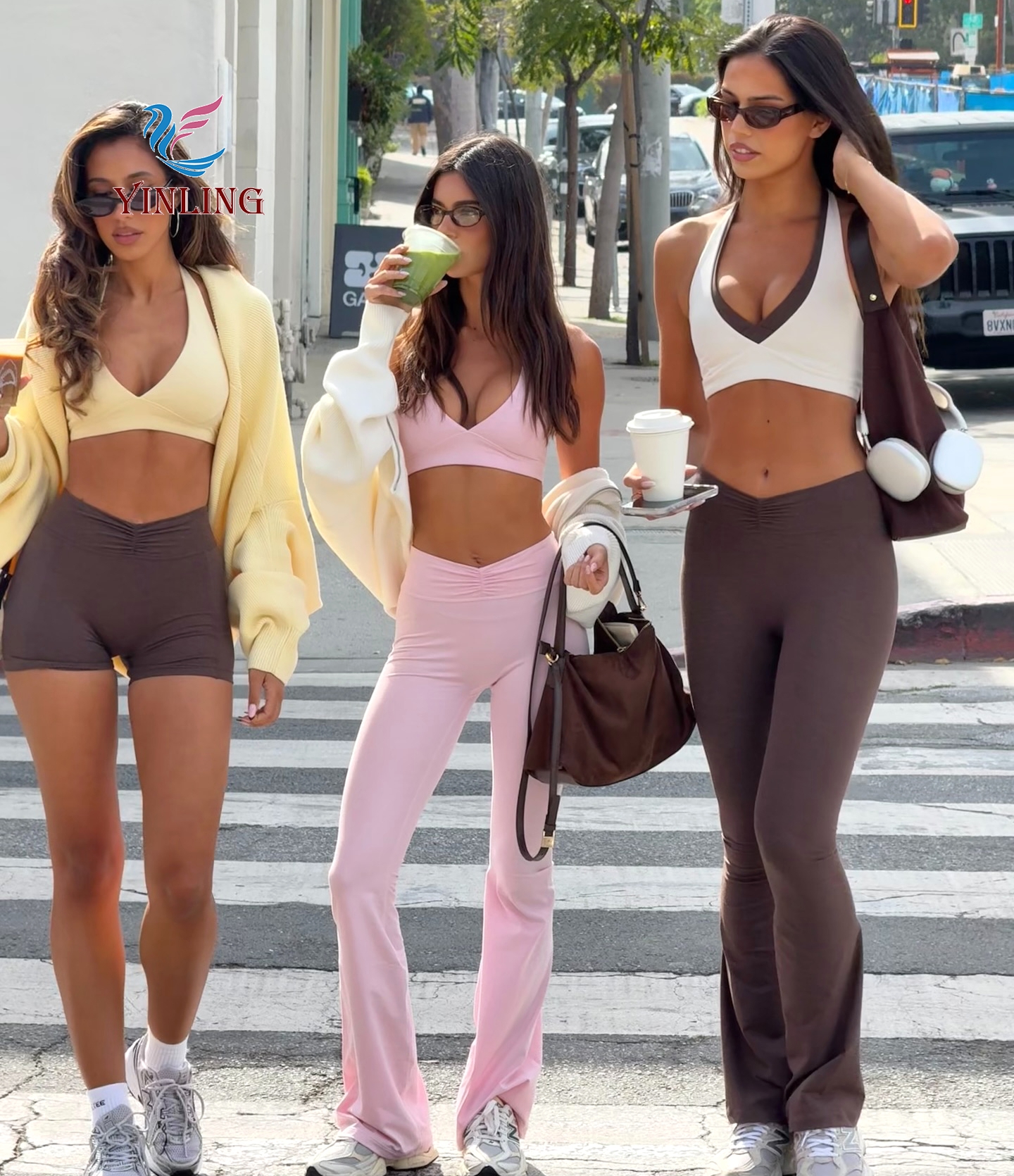 New Women High Quality Buttery Soft Sport Clothes Woman Gym Fitness and Yoga Set Clothing Activewear Sets