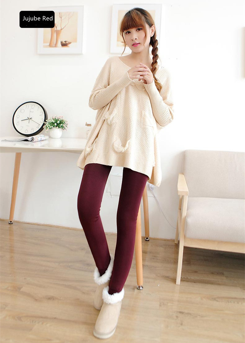 Thick Warm Leggings Detail 7