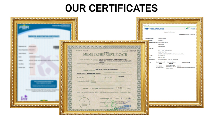 Business Certificates