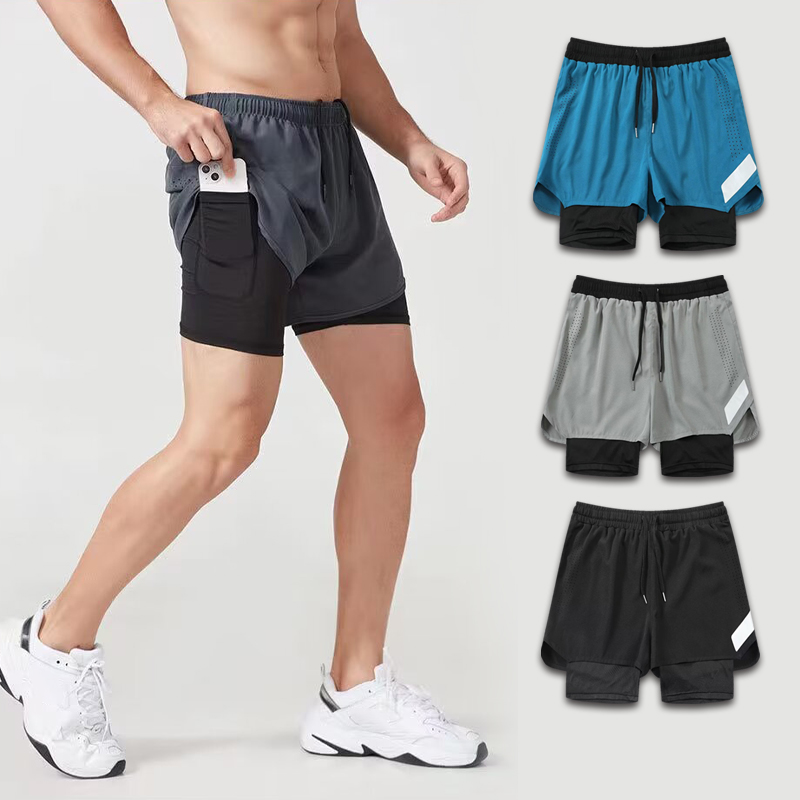 Factory Direct Wholesale Men Youth Nylon Compression Shorts Marathon Cycling Basketball Fitness Training Sports Tights