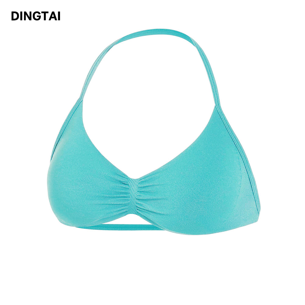 Guangzhou Dingtai High Quality Activewear Fitness Sports Gym Bra for Women Four-Way Stretch Seamless Sports Fitness Top