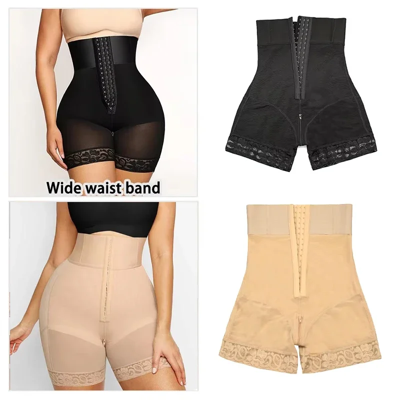 BBL Shorts Fajas Colombianas Moldearas Shapewear Waist Trainer Body Shaper Breathable Medium Control Panties