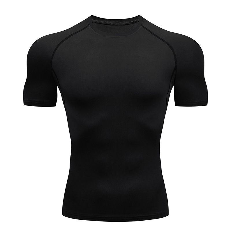 Breathable OEM Men's Athletic Light TShirt Compression Blank T Shirts Quick Dry Running Shirt Casual Wear TShirt