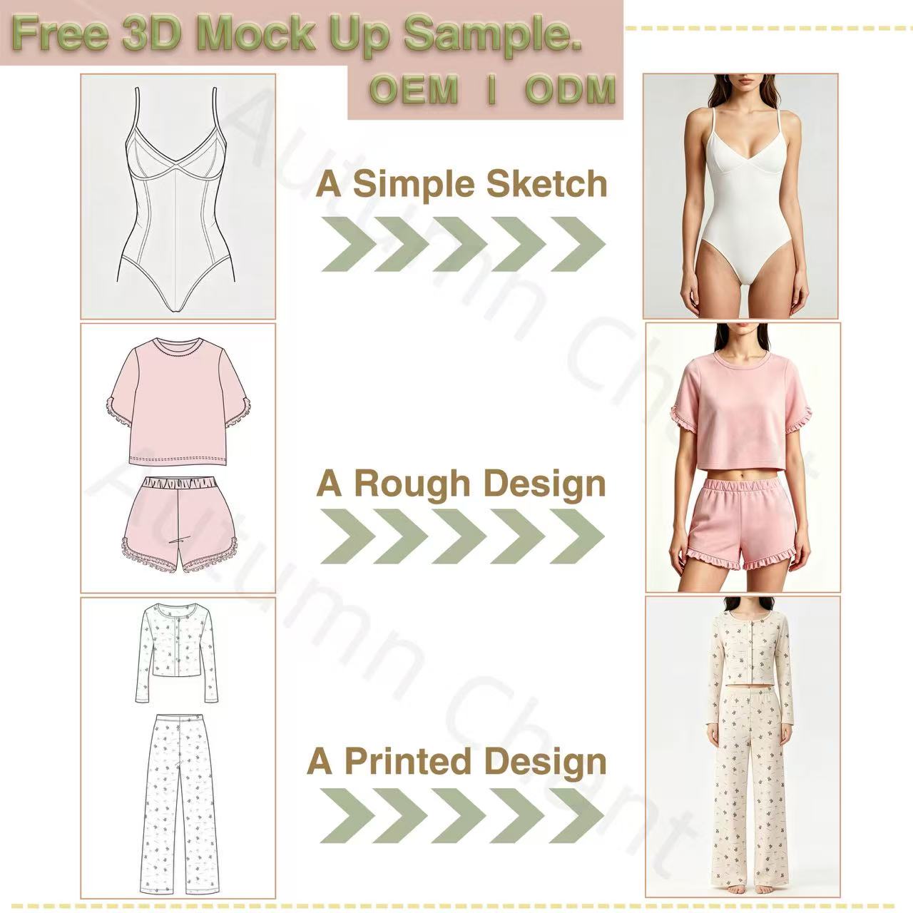 OEM/ODM Manufacturer for Custom Pijamas Woman Cotton Pyjamas Femme Top and Shorts Long Pants Two Piece Soft Lounge Sets