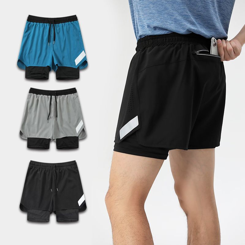 Factory Direct Wholesale Men Youth Nylon Compression Shorts Marathon Cycling Basketball Fitness Training Sports Tights