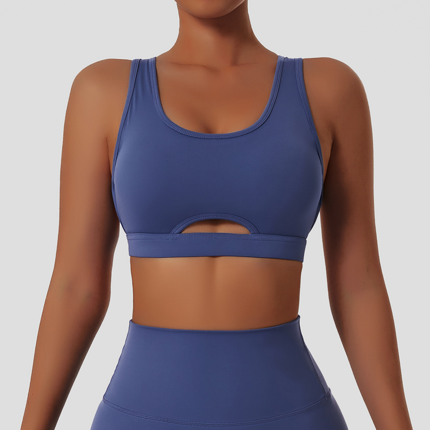 Hot Sale ECO Friendly Regeneration Recycled Nylon Shockproof Breathable Quick-drying Eco-friendly Sports Yoga Bra Clothing