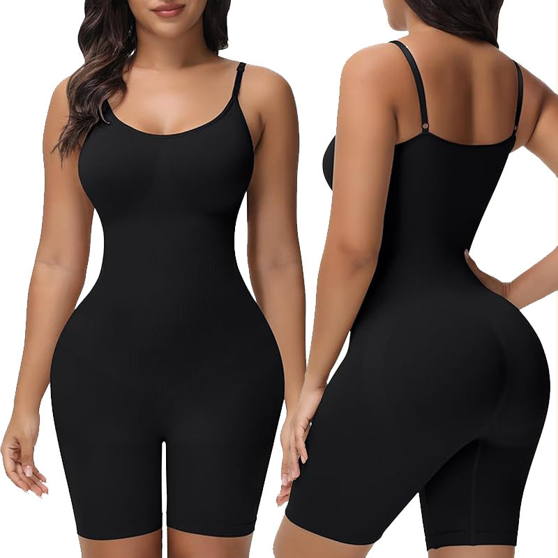 Solid Color Seamless High Elasticity Lady Tight Underwear Comfortable Lift Buttocks Body Shaping Women's Bodysuit