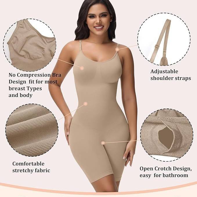 Full Body Shapewear Compression Girdle Fajas Colombian Corrective Underwear Tummy Control Shaper Butt Lift Slim Corset Bodysuits