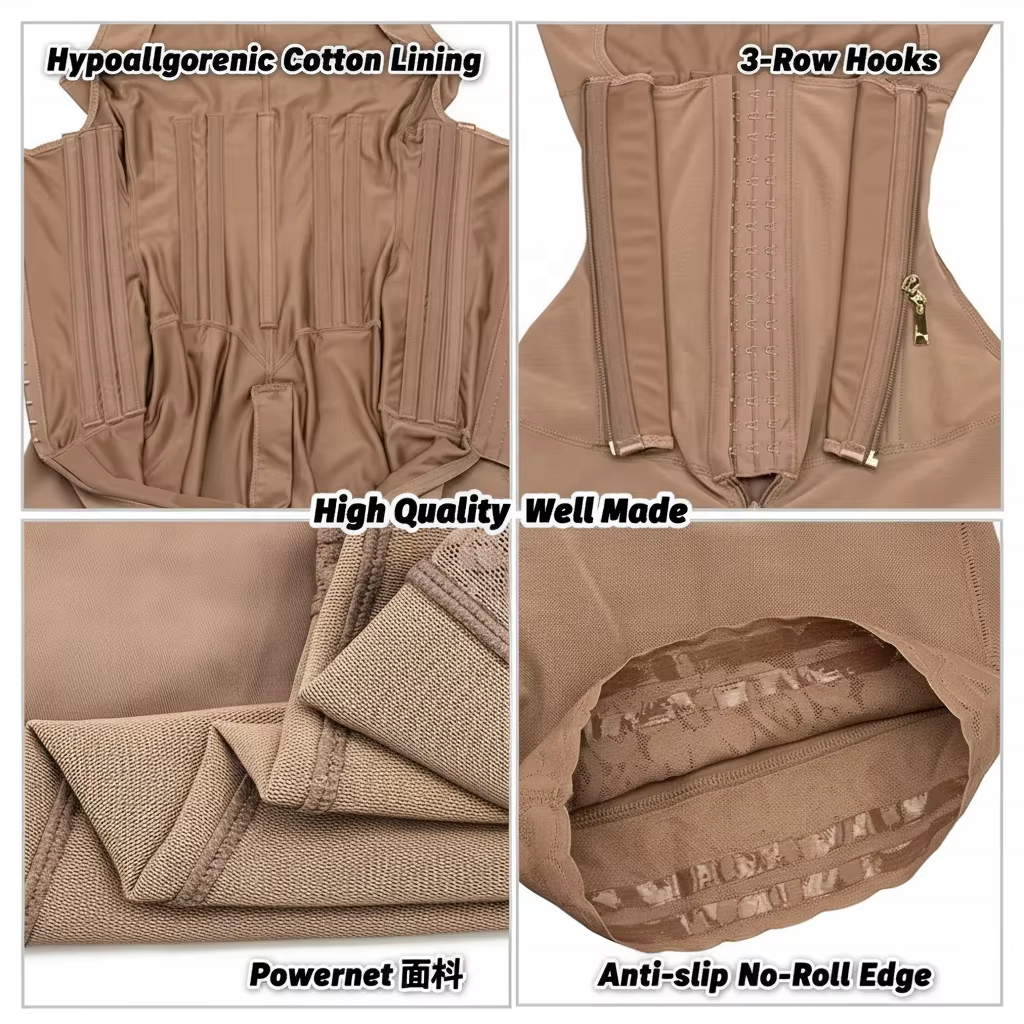 Hot Selling KaFoSha Gym Post-Surgery Fajas Colombian Tummy Control Shapewear Liposuction Support BBL Recovery Body Shaper