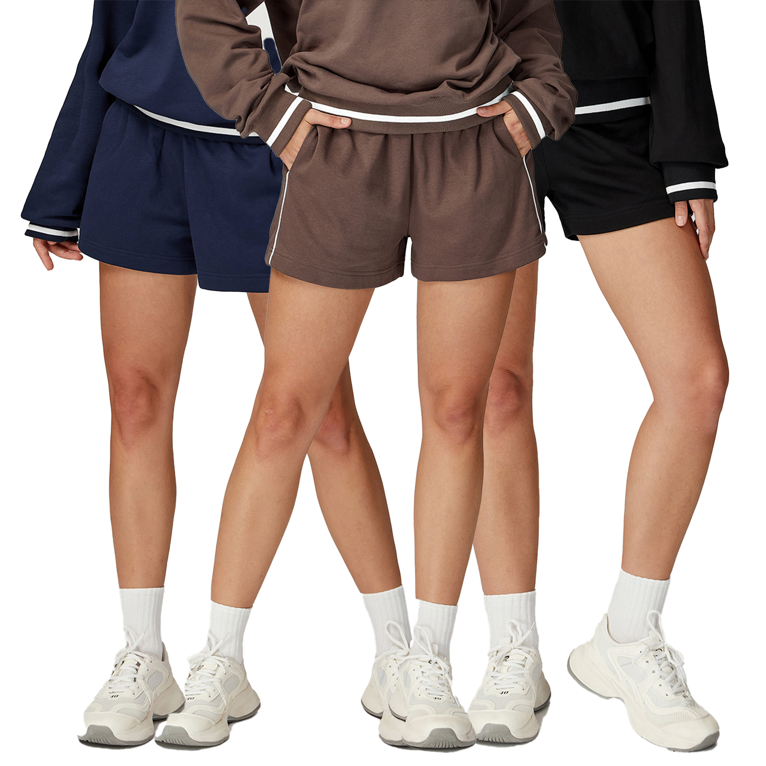 New 5 Colors High Waist Oversize Plus Size Casual Ruffle Loose Breathable Gym Fitness Pants Butt Lifter Yoga Shorts With Pockets