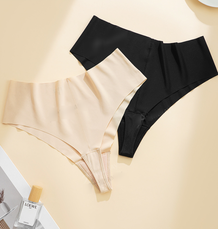 Brown XL Black Seamless Panties Anti Camel Toe Proof Underwear Prevention Panties Women Seamless Thong Sexy Thong for Yoga Wear