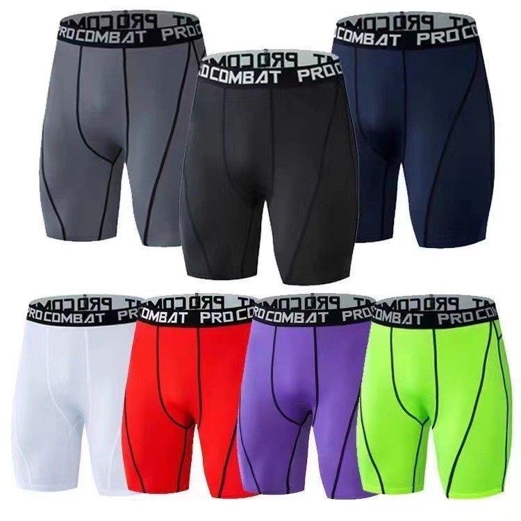 Men's Sports Gym Compression Leggings Printed Run Tights for Basketball Body Building Ropa Deportiva Wear