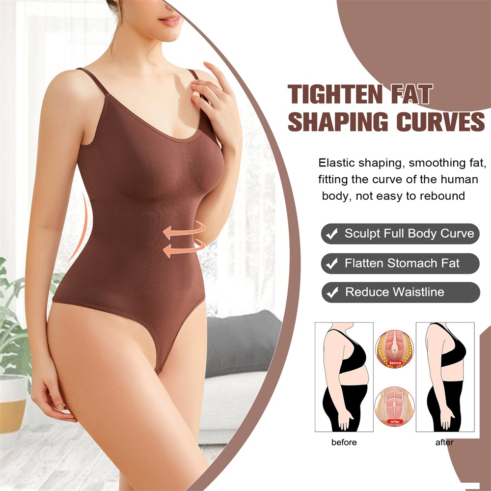 Custom Full Body Shaping Seamless Underwear Women Tummy Control Bodysuit Shaper Thong Panties Waist Trainer Shapewear for Women