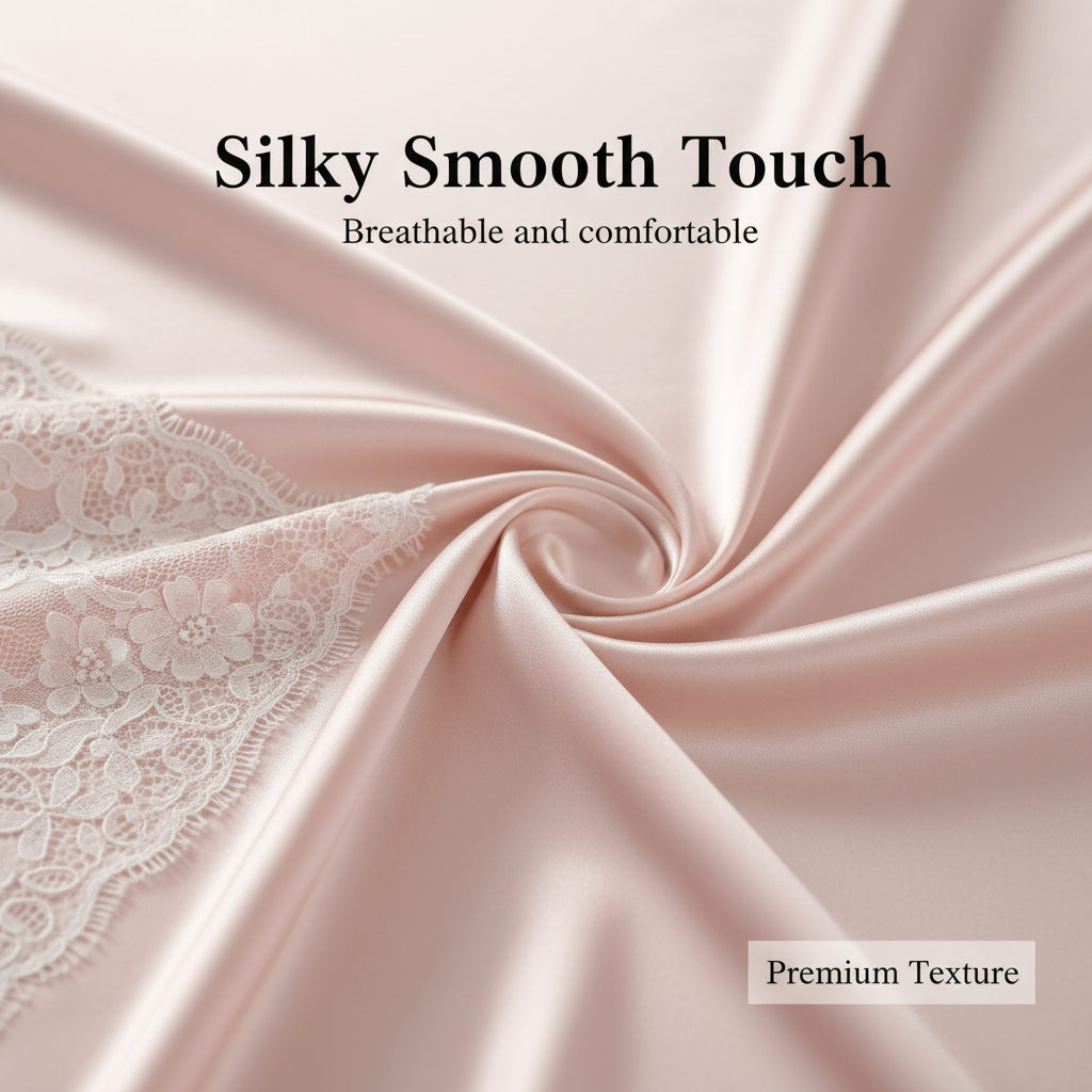Silk Pajamas Detail 2