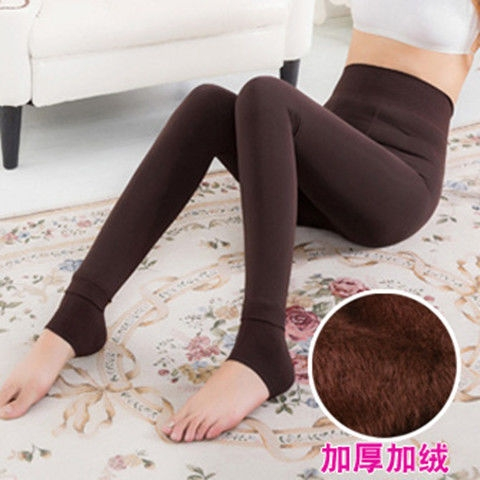 2023 Women Winter Thick Leggings Fleece Lined Warm Winter Pants Thermal One Size Lady Warm Legging Pantyhose Tights for Women