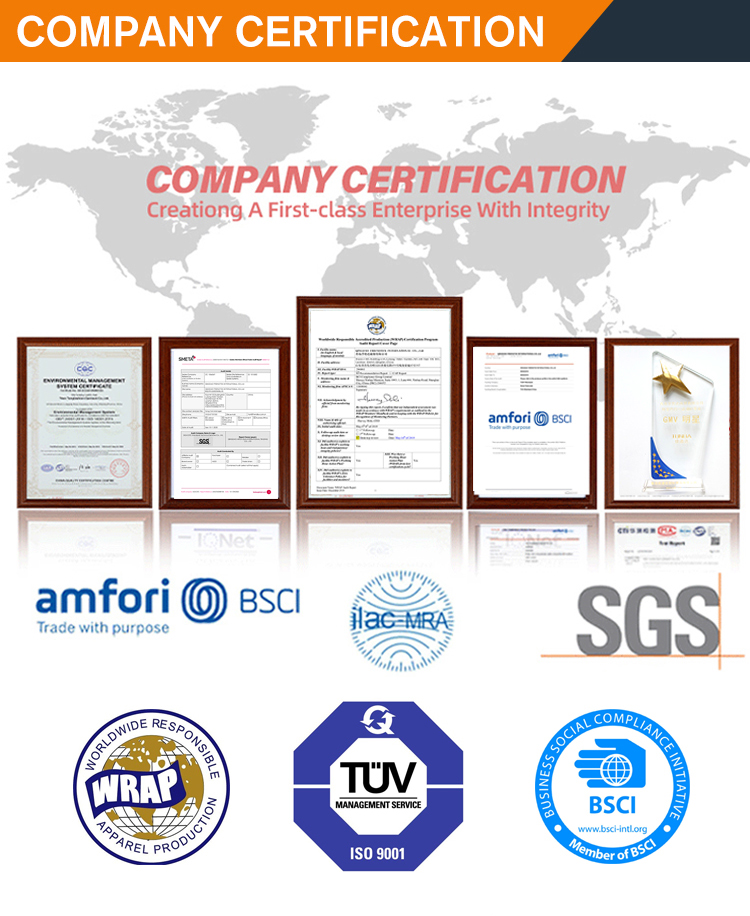 Factory Audit and Certificates