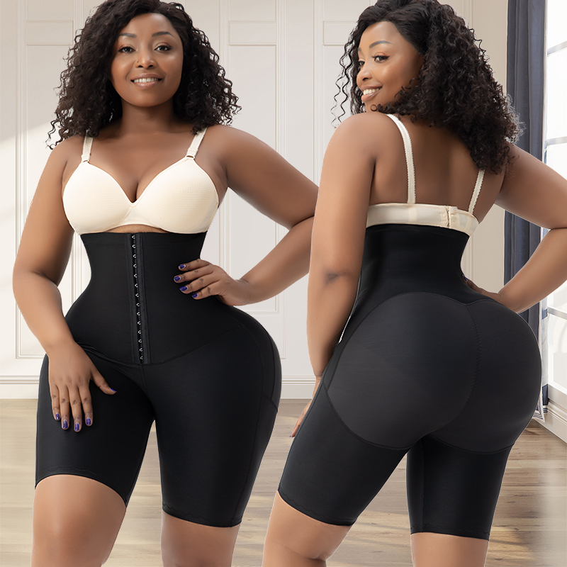 High Waisted Shorts Tummy Control Shapewear Panty Short Butt Lifter Bbl Colombian Faja Short Post Surgery Stage 2