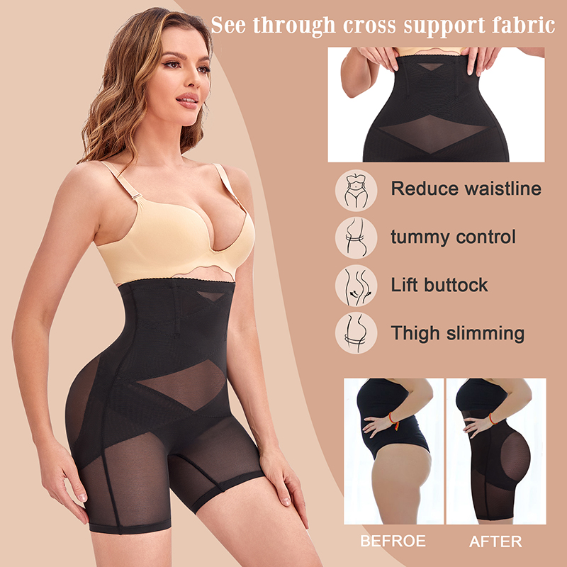 High Waist Tummy Shapewear Panty Structure