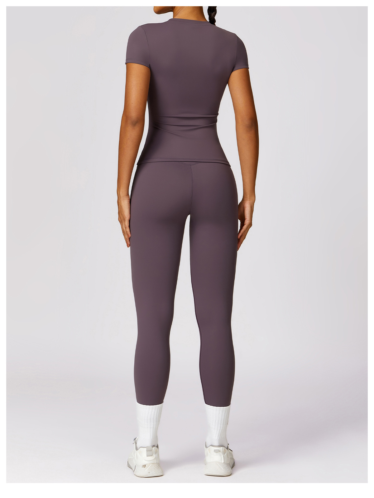 Dropshipping Agent Shopify Yoga Apparel Customized Training Gym Clothes Running Tops Women's Sports Gym Basic T-shirt for Women