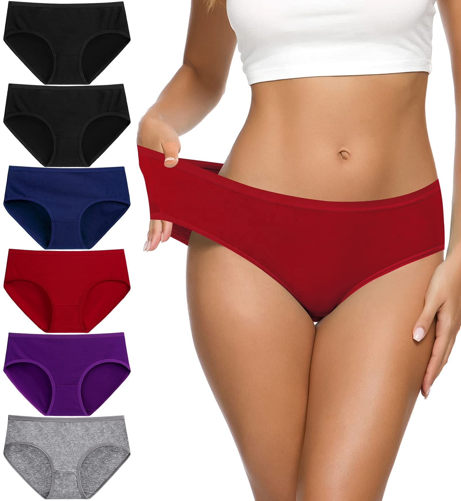 Hot Sale Plus Size Low Waist Sports Fitting Briefs Pantaletas De Mujer Women Cotton Sport Panties Seamless Women's Panties