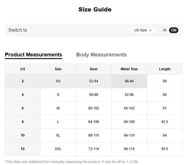 Product Specification