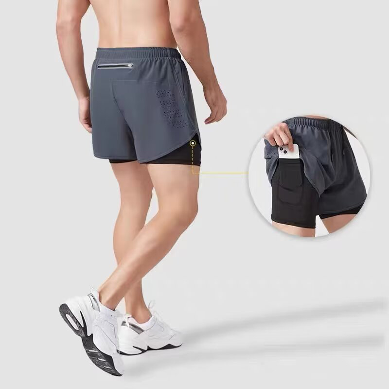 Factory Direct Wholesale Men Youth Nylon Compression Shorts Marathon Cycling Basketball Fitness Training Sports Tights