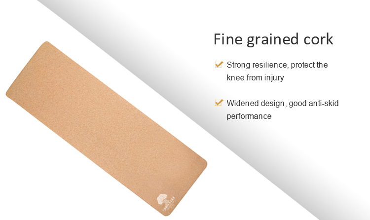 Cork Yoga Mat Detail 1